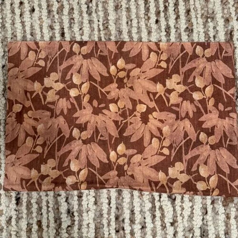 West Elm Bramble leaf pattern pillow 1 cover 12X21 100% cotton